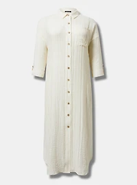 Button-Up Kimono Shirt