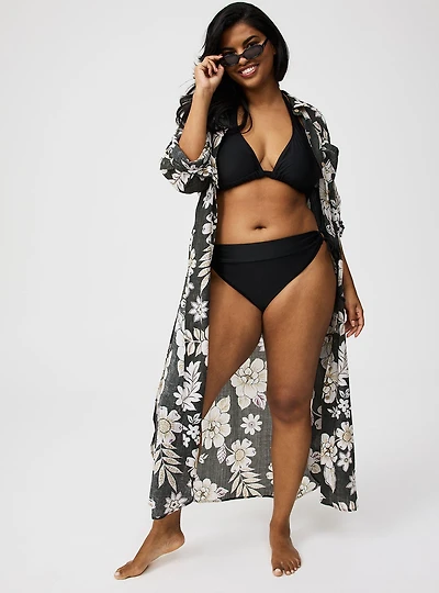 Button-Up Kimono Shirt