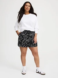 Pull-On Tie-Waist Short