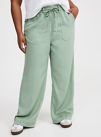 Pull-On Wide Leg Pant