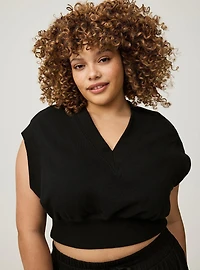 Cropped Active Pullover
