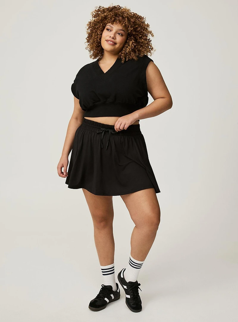 Cropped Active Pullover