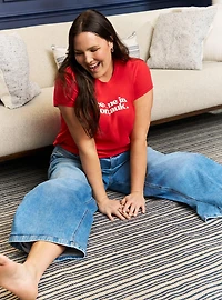 Belle Isle Crop High-Rise Wide Leg Jean