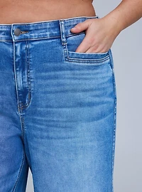 Belle Isle Crop High-Rise Wide Leg Jean