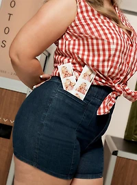 Retro Chic Ultra High-Rise Corset Short
