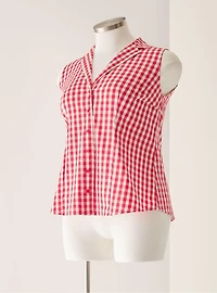 Retro Chic Button-Up Shirt