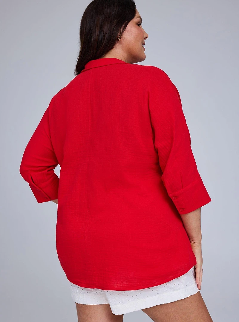 Belle Isle Cotton Popover Tunic
