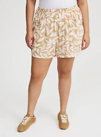 Pull-On High-Rise Cargo Short