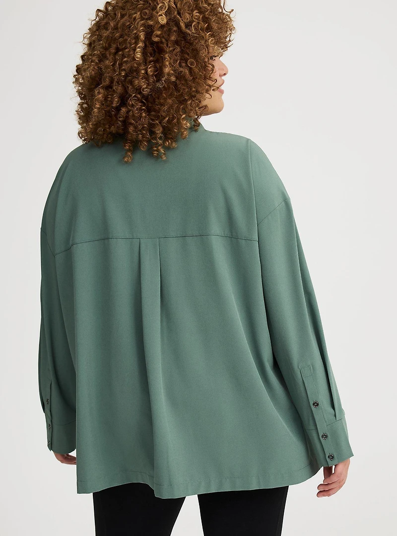 Stretch Woven Active Over Shirt