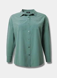 Stretch Woven Active Over Shirt
