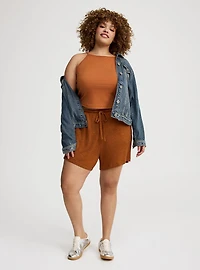 Goddess Neck Crop Tank