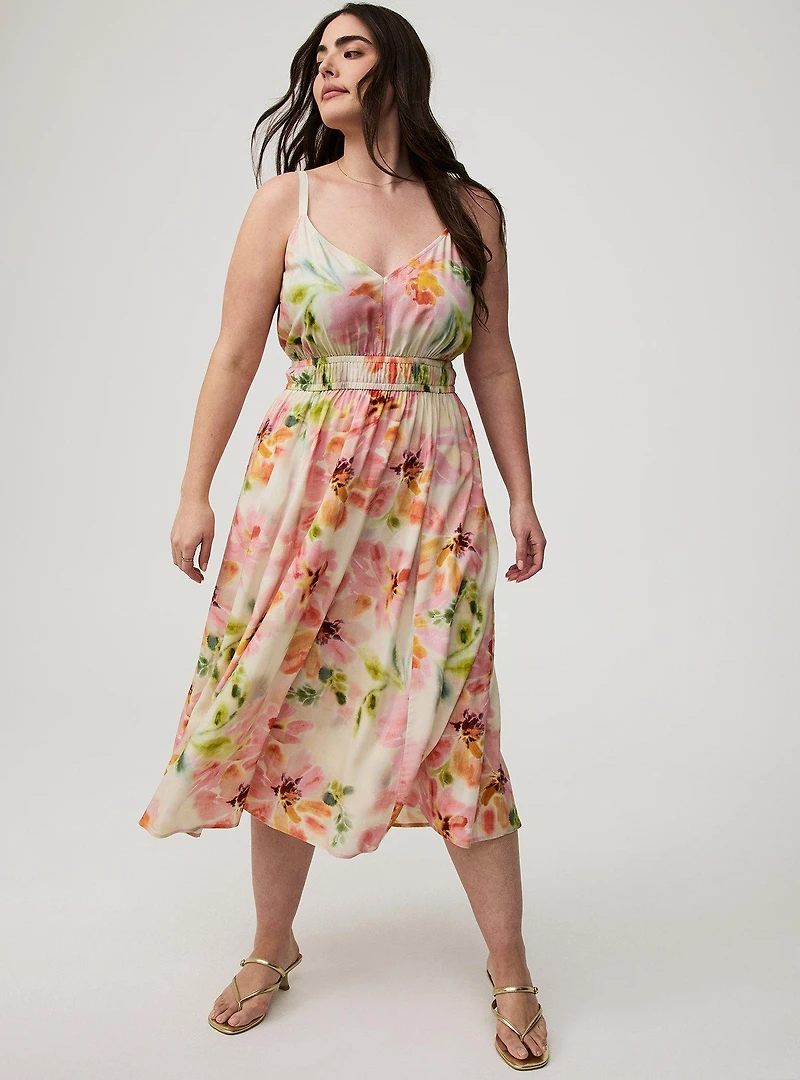 Midi V-Neck Dress