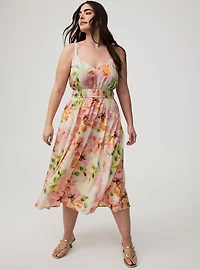Midi V-Neck Dress