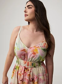 Midi V-Neck Dress