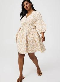Peasant Skater Mini Dress