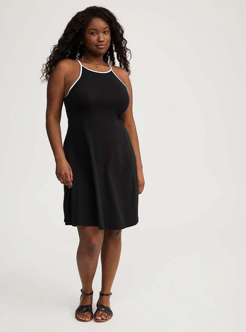 Goddess Trapeze Mini Dress