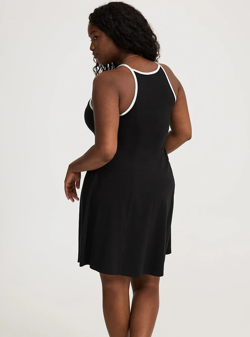 Goddess Trapeze Mini Dress