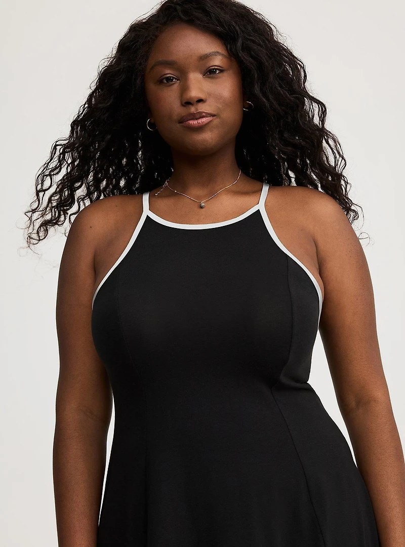 Goddess Trapeze Mini Dress