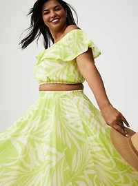 Off-Shoulder Hi-Lo Skirt Set