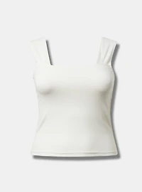 Foxy Square Neck Crop Tank