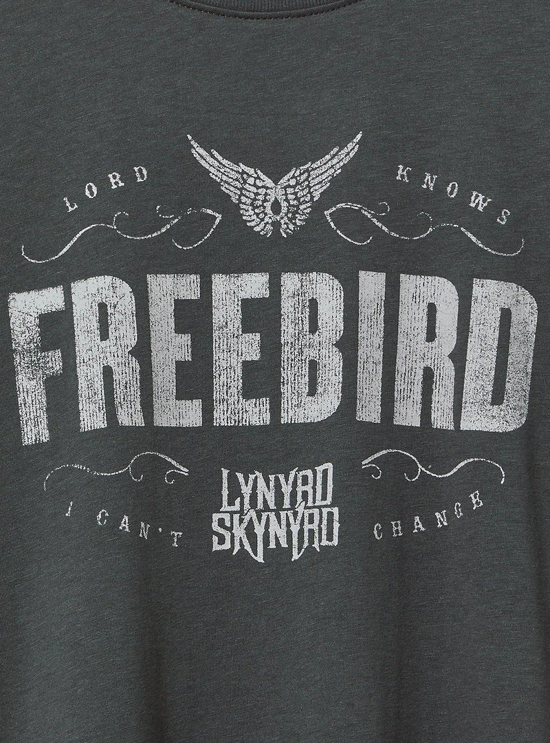 Lynard Skynard Freebird Oversized Cotton Tunic Tee