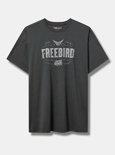 Lynard Skynard Freebird Oversized Cotton Tunic Tee