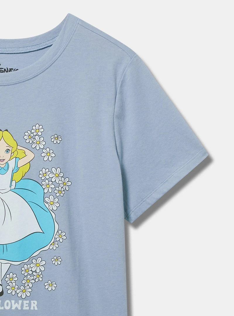 Alice Wonderland Classic Cotton Crew Tee