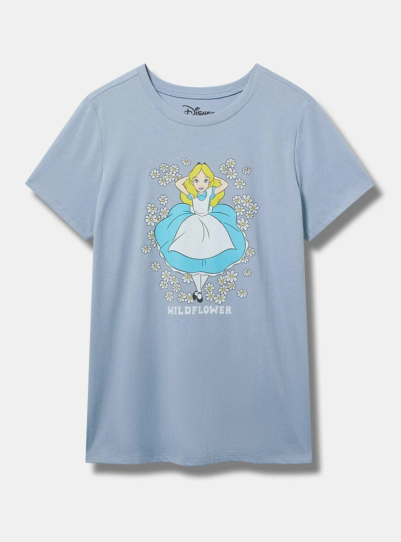 Alice Wonderland Classic Cotton Crew Tee