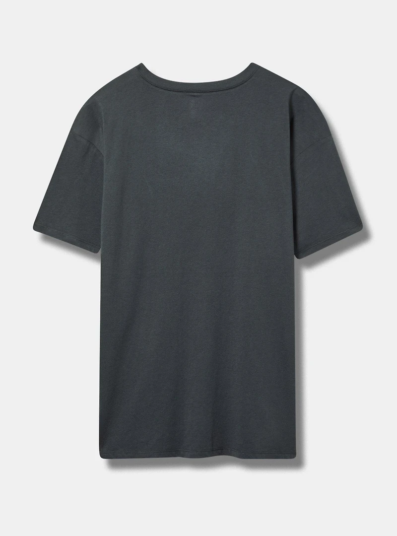 Aaliyah Relaxed Cotton Crew Tee