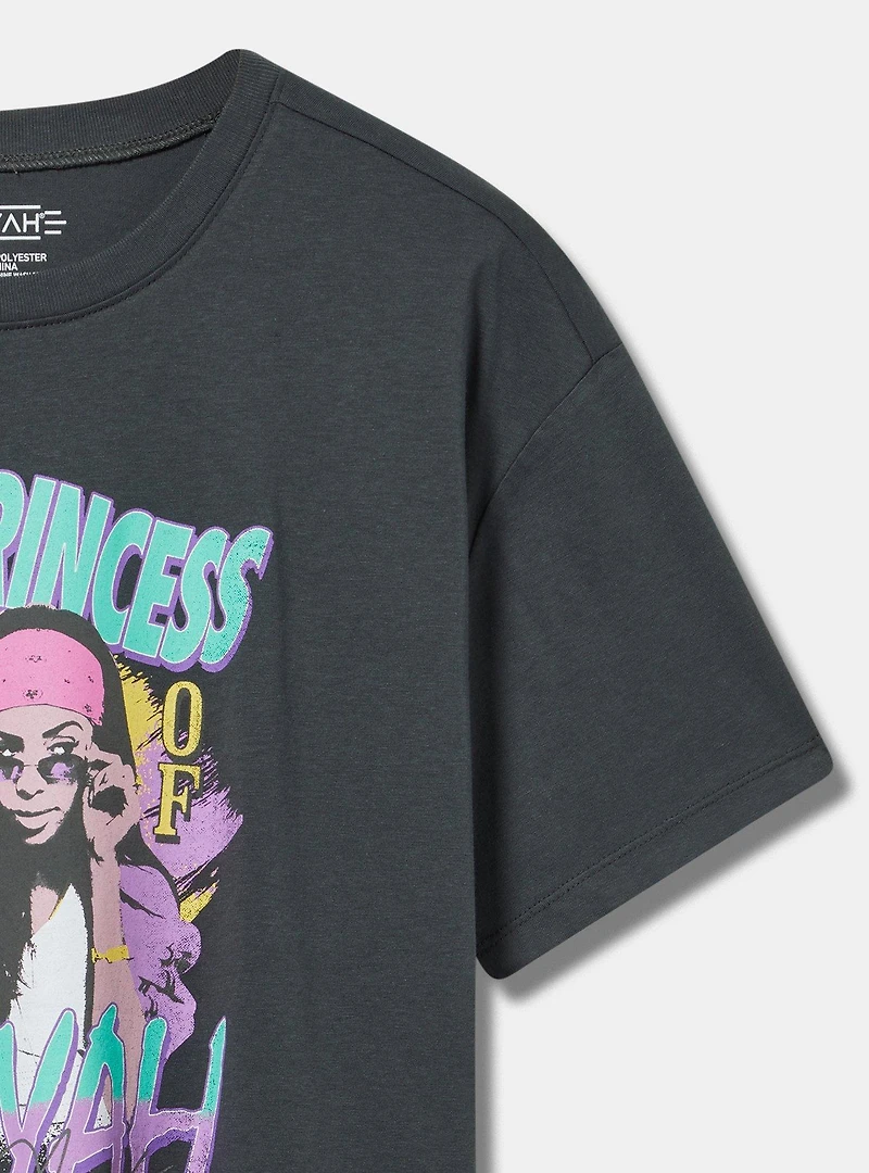 Aaliyah Relaxed Cotton Crew Tee