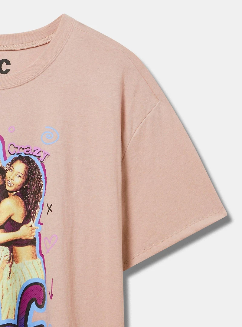 TLC Relaxed Cotton Crew Tee