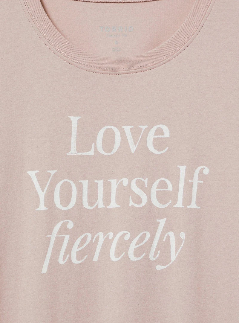 Love Yourself Classic Heritage Jersey Crew Tee