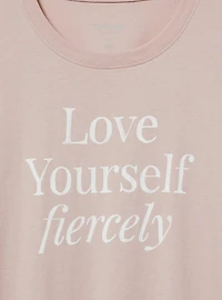 Love Yourself Classic Heritage Jersey Crew Tee
