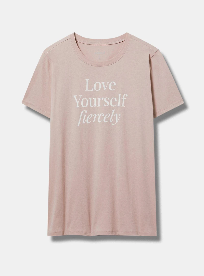 Love Yourself Classic Heritage Jersey Crew Tee