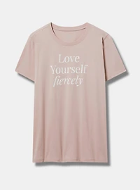 Love Yourself Classic Heritage Jersey Crew Tee
