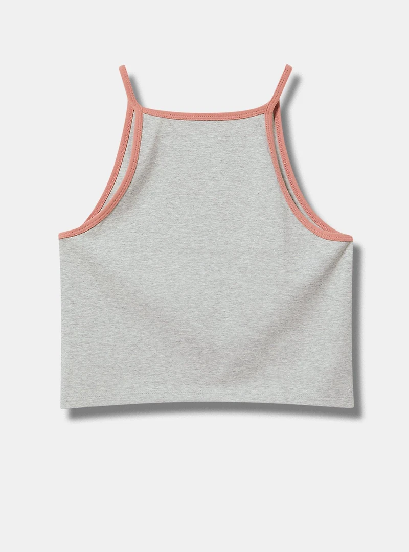 Sunkissed Foxy High Neck Crop Tank