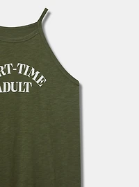 Part Time Adult Heritage Slub High Neck Tank
