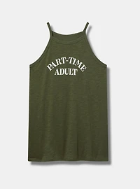 Part Time Adult Heritage Slub High Neck Tank
