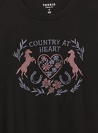 Country At Heart Classic Heritage Jersey Tee