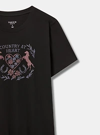 Country At Heart Classic Heritage Jersey Tee