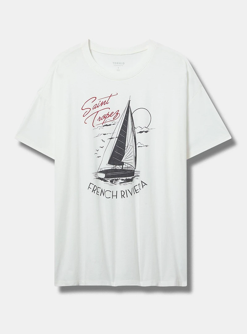 Saint Tropez Oversized Heritage Jersey Tunic Tee
