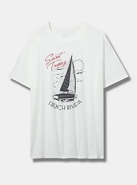Saint Tropez Oversized Heritage Jersey Tunic Tee