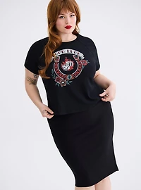 Retro Chic Good Luck Ringer Tee