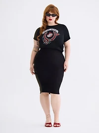 Retro Chic Good Luck Ringer Tee