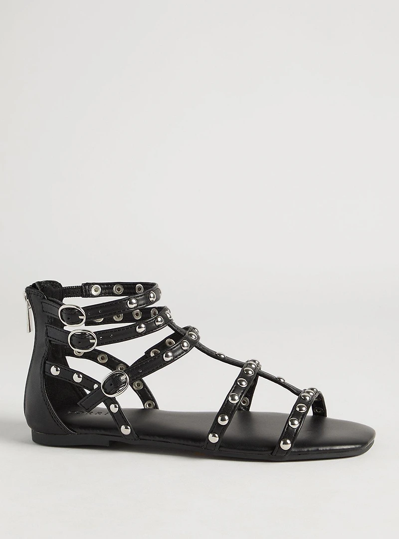 Studded Gladiator Sandal (WW
