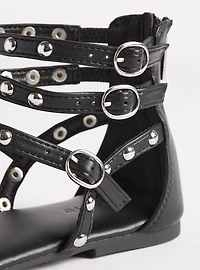 Studded Gladiator Sandal (WW