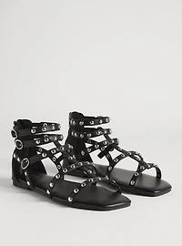 Studded Gladiator Sandal (WW