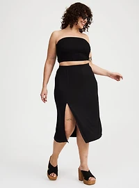 Tube Top & Midi Skirt Set