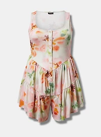 Scoop Neck Flirty Romper