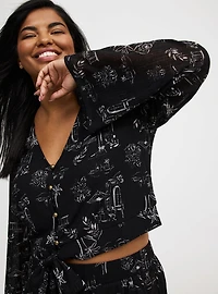 V-Neck Pant Set